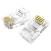 Moduliniai kištukai RJ45 Cat 6 UGREEN 50961, 10 vnt - skaidrūs