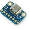 Modulis su C tipo USB lizdu, jungtis maketavimo plokštei, Adafruit 4090