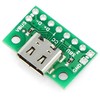 Modulis su C tipo USB lizdu - jungtis PCB - Pololu 3411