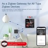 Moes Išmanių namų TUYA valdymo panelė, LCD, Wi-Fi, su ZigBee bridge, montuojama sienoje, juoda