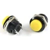 Oem Momentinis mygtukas R13-507 - geltonas - 250V-3A - 16mm - monostabilus - apvalus