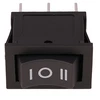 Momentinis svirtinis jungiklis - monostabilus KCD1- 21x15mm (ĮJUNGTA)-IŠJUNGTA-(ĮJUNGTA) 250V - 3 kontaktų