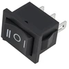 Momentinis svirtinis jungiklis - monostabilus KCD1- 21x15mm (ĮJUNGTA)-IŠJUNGTA-(ĮJUNGTA) 250V - 3 kontaktų