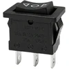 Momentinis svirtinis jungiklis - monostabilus KCD1- 21x15mm (ĮJUNGTA)-IŠJUNGTA-(ĮJUNGTA) 250V - 3 kontaktų