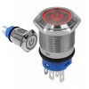 Monostabilus mygtukas, atsparus vandalizmui, LED, žalias, 16 mm, 220 V