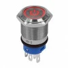 Monostabilus mygtukas, atsparus vandalizmui, LED, žalias, 16 mm, 220 V
