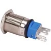Monostabilus mygtukas, atsparus vandalizmui, LED, žalias, 16 mm, 220 V