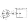 Oem MT90 variklis su pavara - DC 12V 120 aps./min variklis