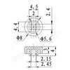 Oem Mygtukas ant jungiklio Mikrostyk TACT 6x6x7.3mm - Micro-switch - 10 vnt
