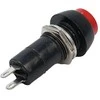 Mygtukas PBS-11A - 250V 1A - bistabilus - apvalus - raudonas