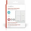 Nedis Išmanusis Zigbee SmartLife belaidis sieninis jungiklis, programuojamas, 12 funkcijų, CR2430, baltas