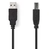 Nedis Kabelis USB2.0 A kištukas - B kištukas 3.0m juodas