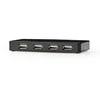 Nedis Šakotuvas USB 2.0 7 prievadų su maitinimo šaltiniu