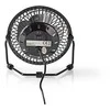 Nedis Stalinis USB ventiliatorius 3W ø10cm, juodas