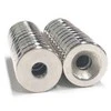 Oem Neodimio apvalus magnetas su M3 skyle 10x3x3mm
