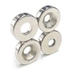Oem Neodimio apvalus magnetas su M4 skyle 15x4mm