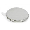 Calamit Neodimio magnetas su lipniu sluoksniu N35/Ni 15x1.2 mm - 10 vnt