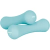 Ketaus hantelių su neopreno danga rinkinys 21kg (2x0.5kg+2x1kg+2x2kg+2x3kg+2x4kg), REBEL ACTIVE