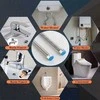 Oem Nerūdijančio plieno vandens žarna 201 - 20 cm - 1/2 colio - gofruotas vamzdis