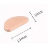 Oem Neslystančios nosies pagalvėlės akiniams - smėlio spalvos - 1.0 mm - 8 vnt - putplasčio lipdukai