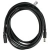 DC prailgintuvas 5.5/2.5mm - kaištis-lizdas - 3m - juodas - Goobay 71401
