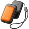 Ocoopa UT4 Young 2x2500 mAh rankų šildytuvas, USB-C, juoda ir oranžinė