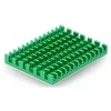 Odseven Radiatorius 40x30x5mm skirtas Raspberry Pi 4 su termolaidžia juosta - žalias