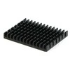 Odseven Radiatorius 40x30x5mm skirtas Raspberry Pi 4 su termolaidžia juosta - juodas