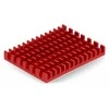Odseven Radiatorius 40x30x5mm skirtas Raspberry Pi 4 su termolaidžia juosta - raudonas