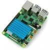 Odseven Radiatorius 40x30x5mm skirtas Raspberry Pi 4 su termolaidžia juosta - mėlynas