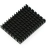 Odseven Radiatorius 40x30x5mm skirtas Raspberry Pi 4 su termolaidžia juosta - juodas