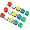 Odseven Tact Switch 12x12mm - apvalūs - spalvoti mygtukai - x15