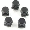 Oem 12x12mm mygtukų rinkinys 50 vnt - spalvoti dangteliai + dėžutė