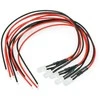 Oem 5mm 12V LED su rezistoriumi ir kabeliu - žalia
