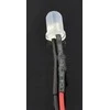 Oem 5mm 12V LED su rezistoriumi ir kabeliu - žalia
