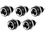Oem DC 022B 1.3/3.5mm maitinimo lizdas - prisukamas - lizdas 3.5x1.3 - 2 kontaktų - 5vnt