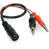 Oem DC lizdas 2.1x5.5mm su krokodilo gnybtais - 27mm