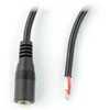 Oem DC lizdas 5.5 x 2.1mm su 1m 20AWG laidu