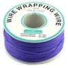 Oem Izoliuota PVC dengta 30AWG vielos vyniojimo ritė 820Ft - violetinė