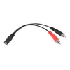 OEM kabeliai 2xRCA - AUX 3,5 mm 0,2 m