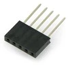 Oem Karpomas lizdas 1x5 kaiščių tiesus 2.54mm - vertikalus ilgas - 10vnt