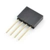 Oem Karpomas lizdas tiesus 1x4 kaiščių 2.54mm - vertikalus ilgas - 5vnt
