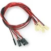 Oem Laidas su 2x2 kontaktų kištuku, 2.54mm - 40cm rastras - 5 vnt