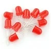 Oem LED 10mm raudonas - 10 vnt