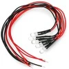 Oem LED 5mm 12V su rezistoriumi ir laidu - baltas - 5 vnt