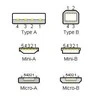 Oem MiniUSB B lizdas - SMD