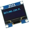 Oem OLED mėlynas grafinis ekranas 1.3" 128x64px I2C v2 - mėlyni simboliai