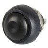 Oem PBS-33B momentinis mygtukas – juodas – 250V-1A – 12 mm – monostabilus – apvalus