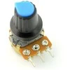 Oem Potenciometro rankenėlė mėlyna - 6/14mm - 5 vnt