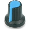 Oem Potenciometro rankenėlė mėlyna - 6/14mm - 5 vnt